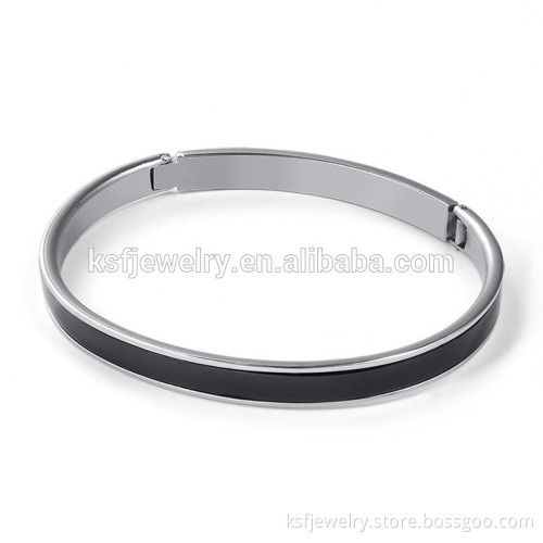 Hot Selling Stainless Steel Sex Cuff Bangle Black Plated Jewelry Wholesale